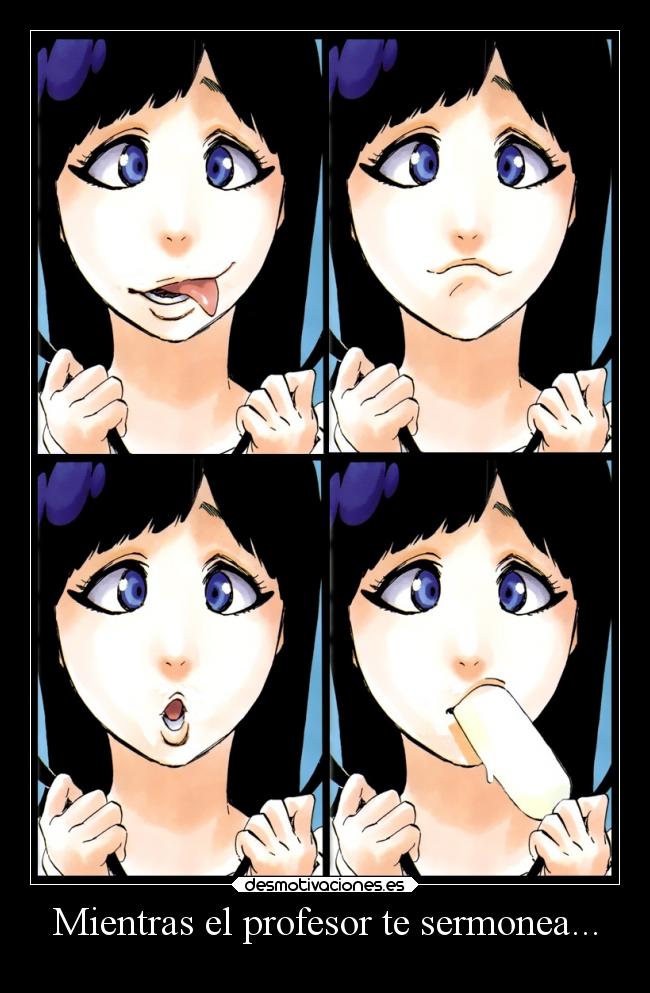 carteles vida humor anime raptorhunters harukaze manga bleach clase profesor instituto aprender matematicas desmotivaciones