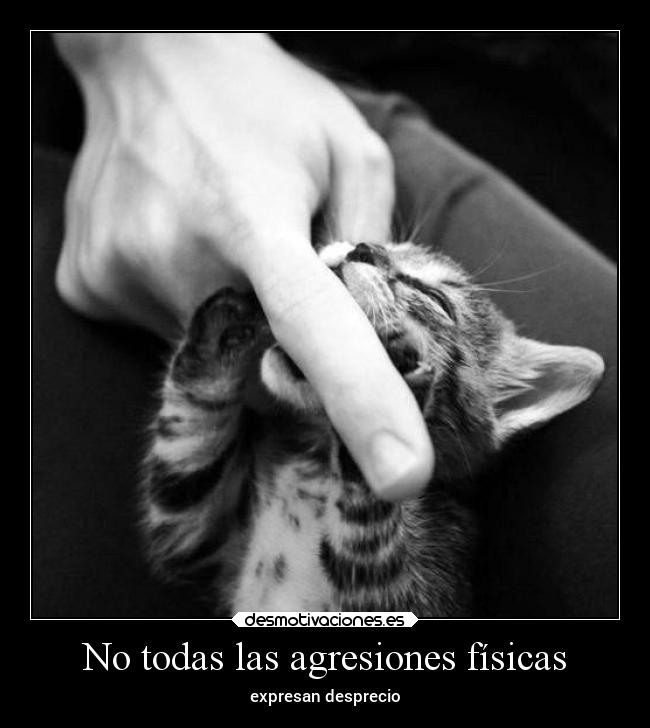 No todas las agresiones físicas -
