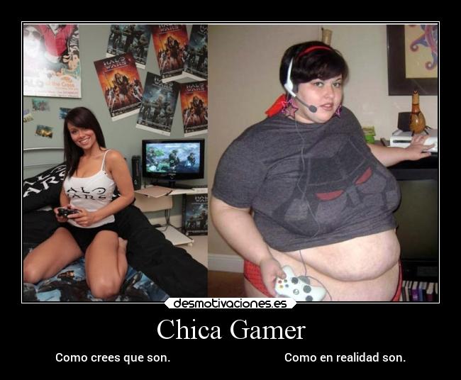 carteles videojuegos desmotivaciones chicas gamers desmotivaciones