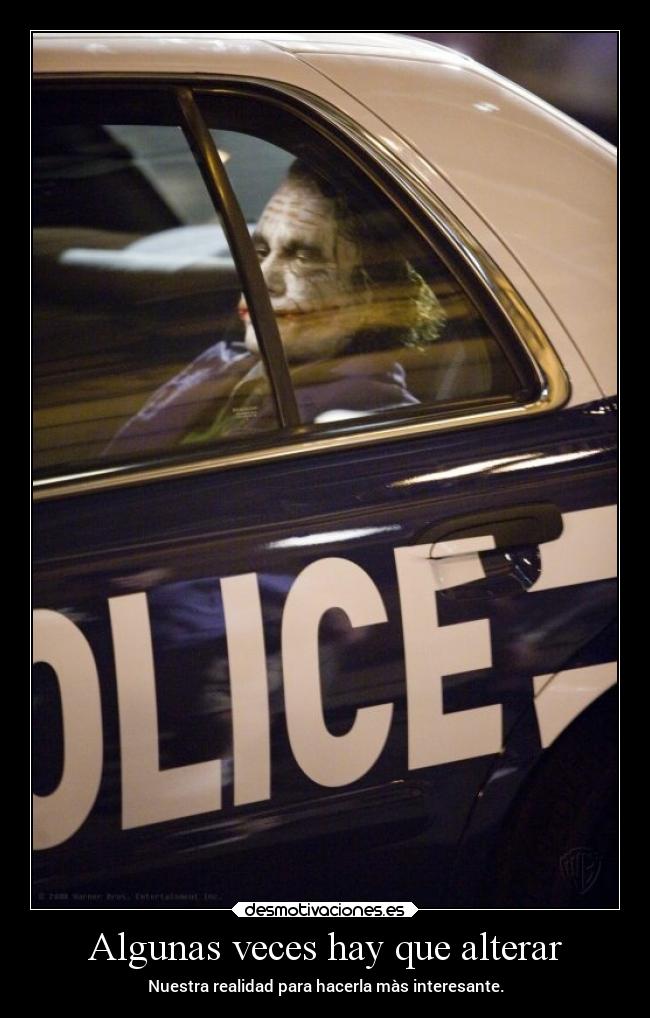 Algunas veces hay que alterar - 