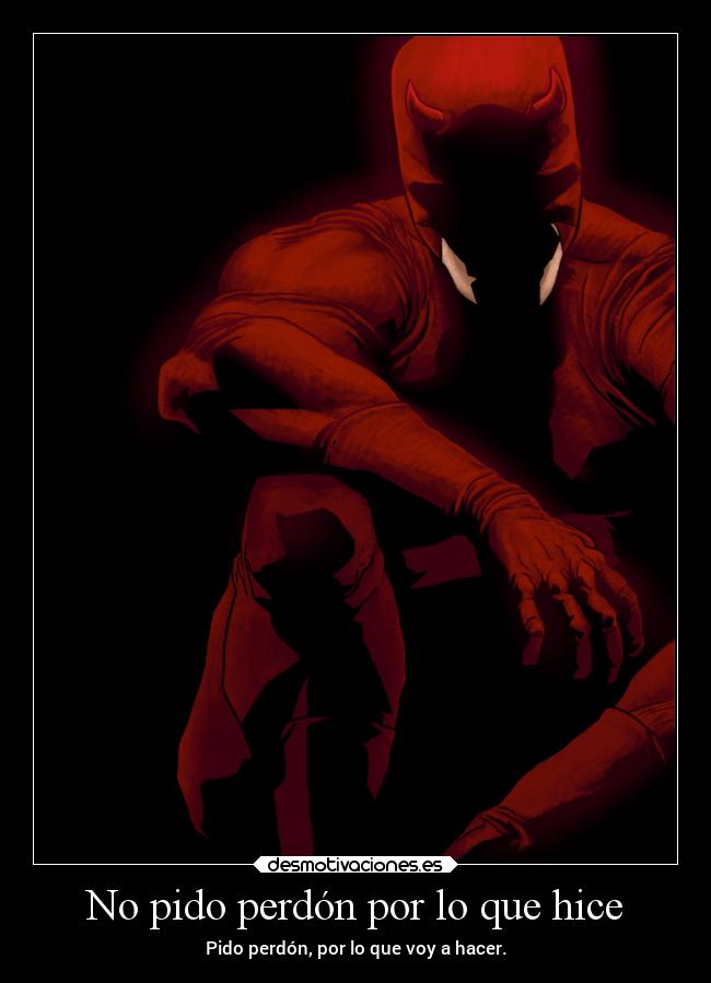 carteles videojuegos marvel comics daredevil perdon victorvandort desmotivaciones