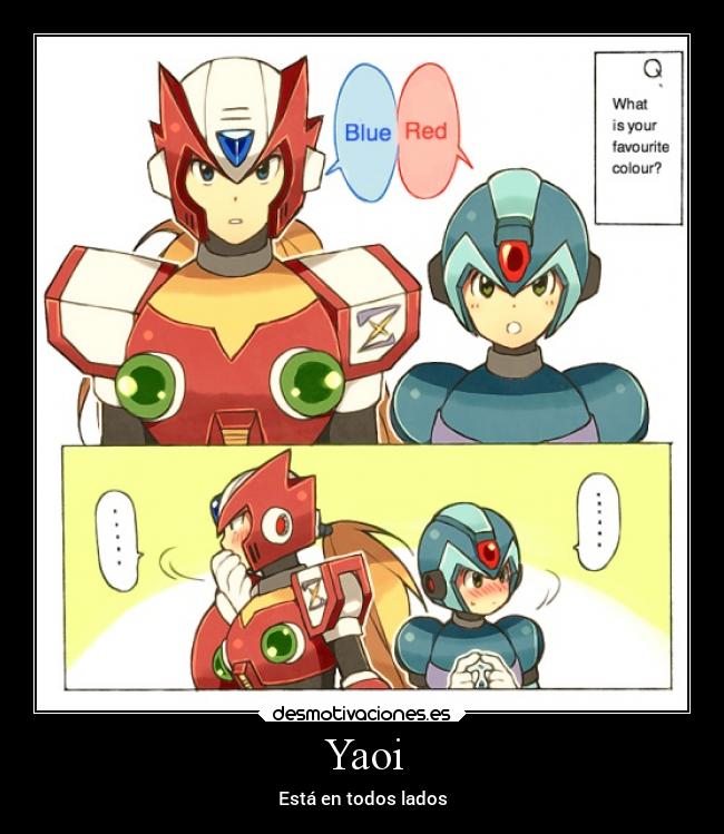 carteles videojuegos megamanx zero yaoi lolwut desmotivaciones