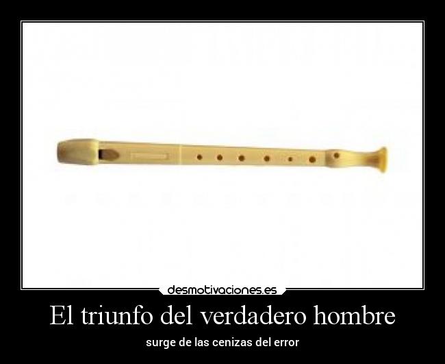 El triunfo del verdadero hombre -