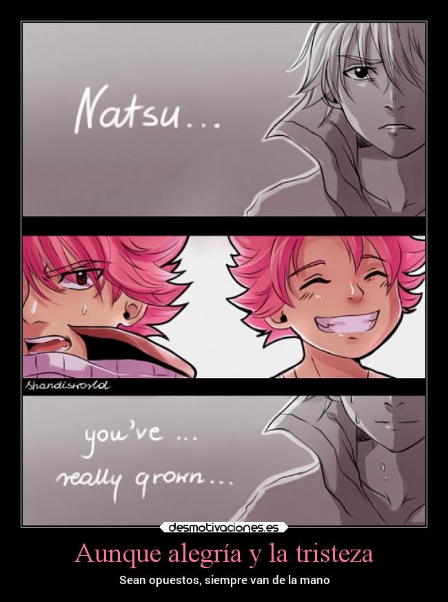 Aunque alegría y la tristeza - 