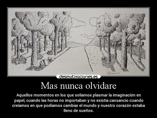 Mas nunca olvidare - 