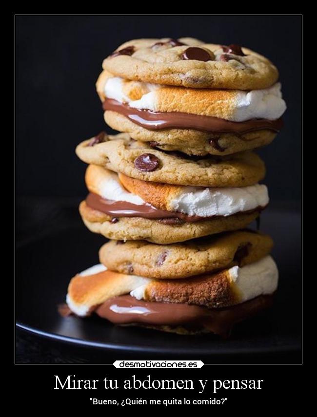 Mirar tu abdomen y pensar - 