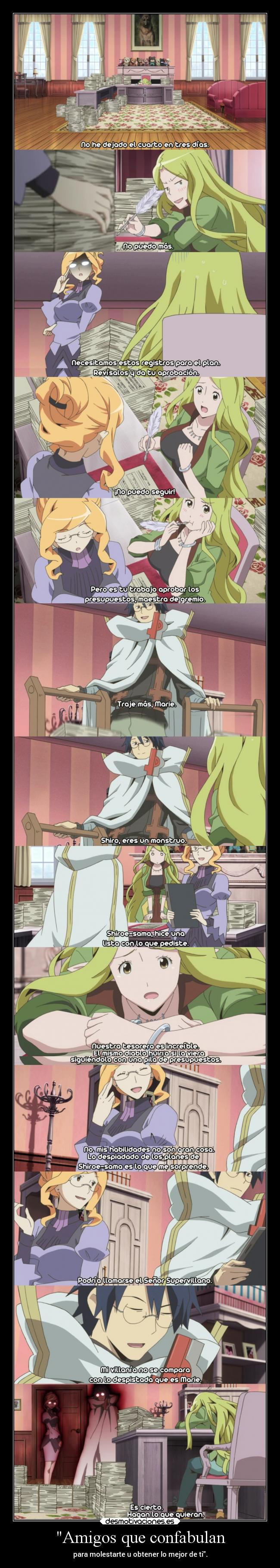 Amigos que confabulan -