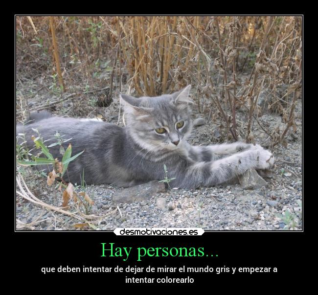 Hay personas... -