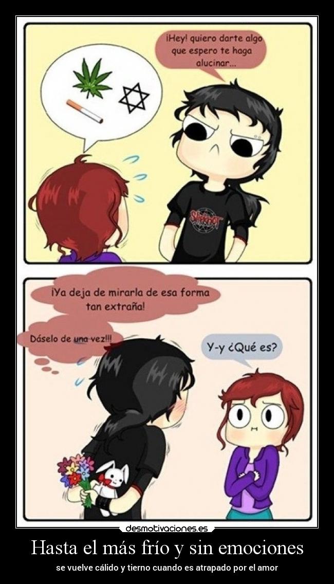 Hasta el más frío y sin emociones - se vuelve cálido y tierno cuando es atrapado por el amor