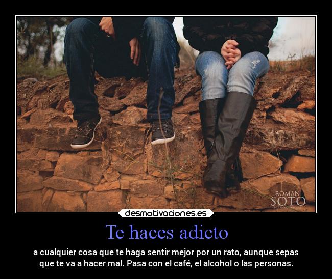 carteles amor ausencia adiccion desmotivaciones