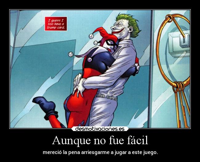 carteles amor juego joker harley elchicodeayer desmotivaciones