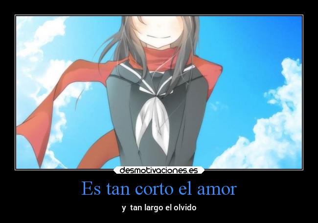 Es tan corto el amor -