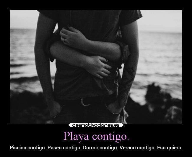 Playa contigo. - 