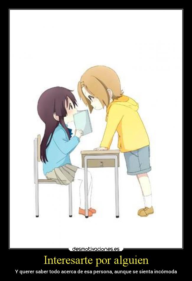Interesarte por alguien - 