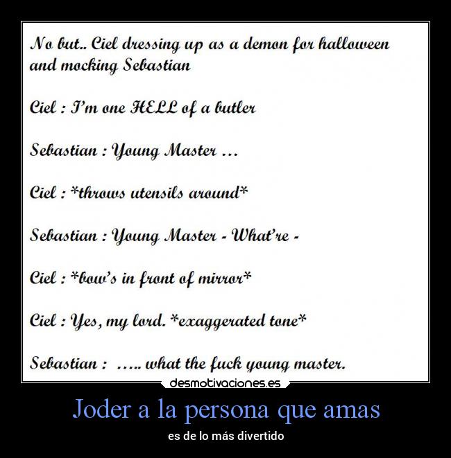 Joder a la persona que amas - 