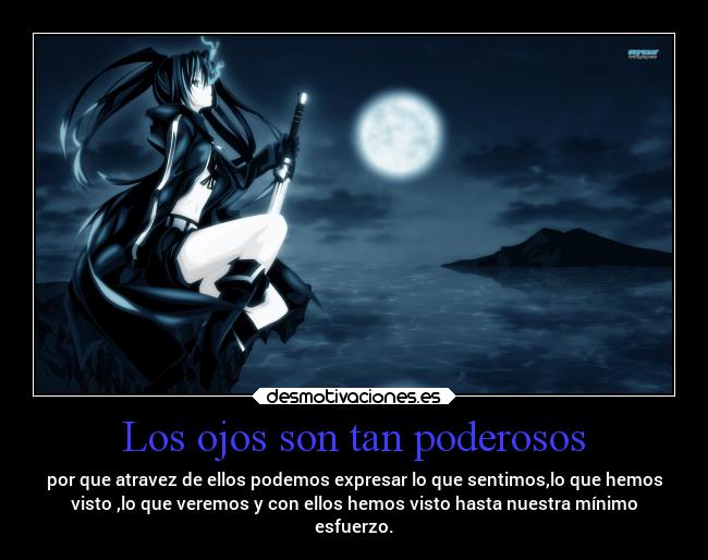 Los ojos son tan poderosos - 