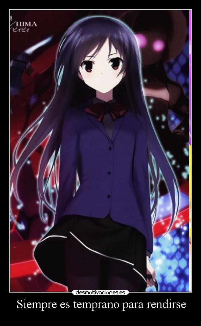 Siempre es temprano para rendirse - 