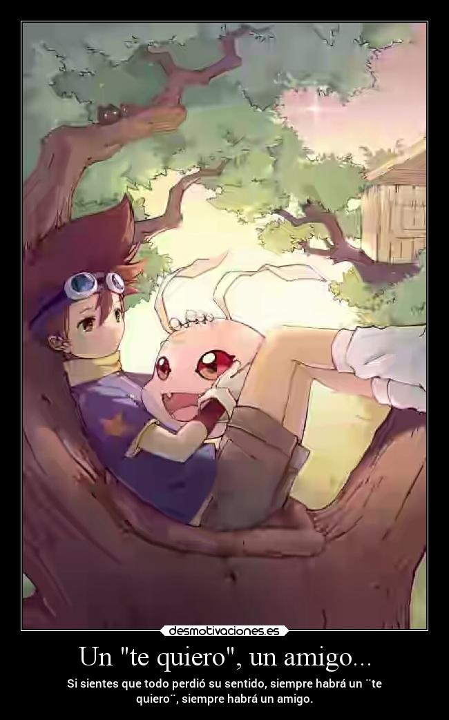 Un te quiero, un amigo... -