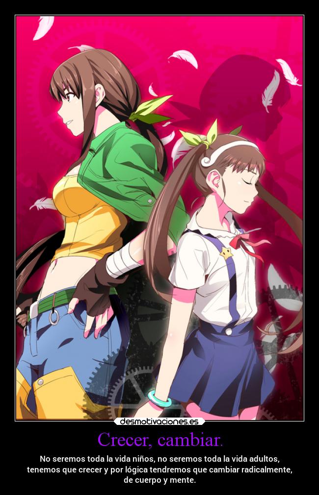 Crecer, cambiar. - 