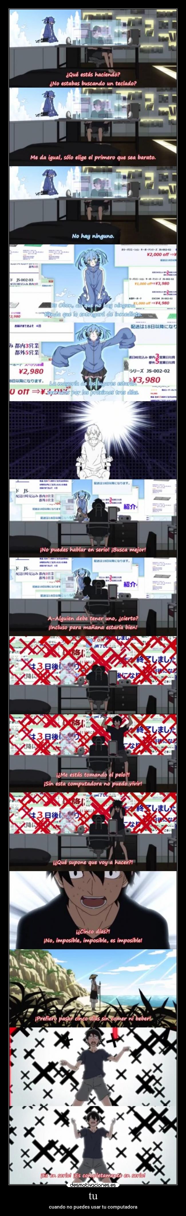 carteles anime mekaku city actor kagerou project kagerouproject mekakucityactor desmotivaciones