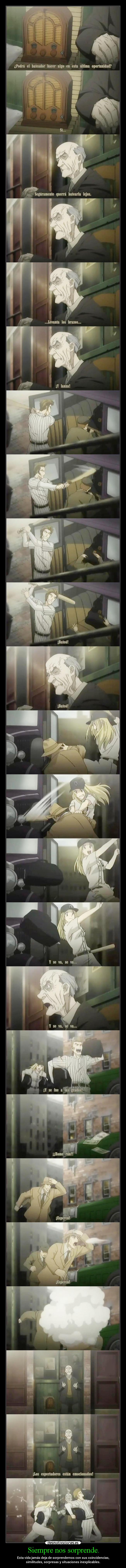 carteles anime momento epico baccano isaac dian miria harvent projectd soyunidiotatm coincidencias sorpresas desmotivaciones