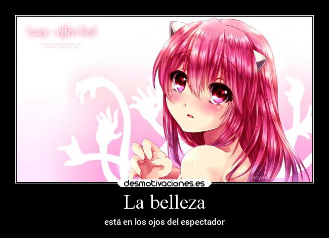 carteles anime nyu elfenlied desmotivaciones