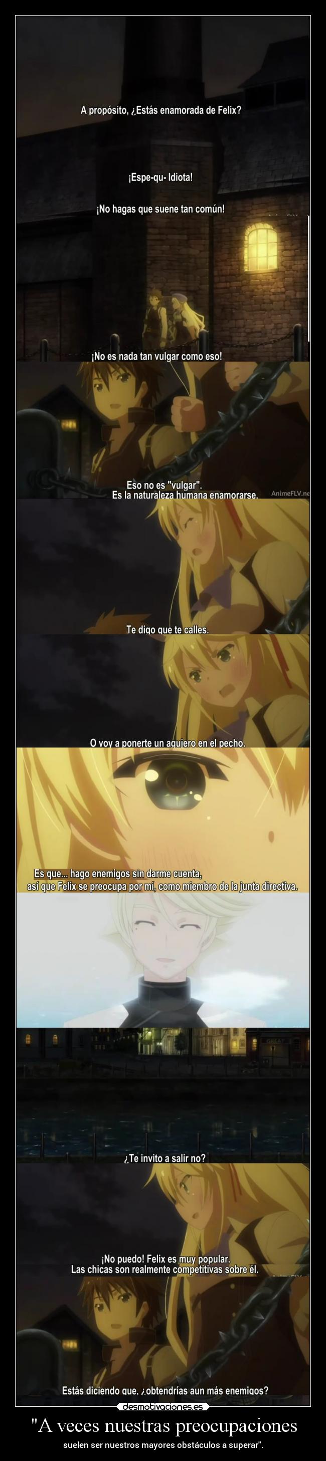 carteles anime preocupar problema ser mayor obstaculo resolver raptorhunters superar desmotivaciones