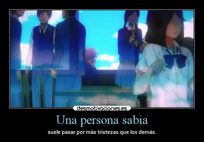 carteles anime sabia persona futuro incierto desmotivaciones