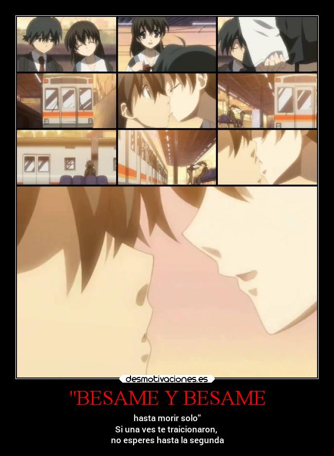 carteles anime school days makoto desmotivaciones