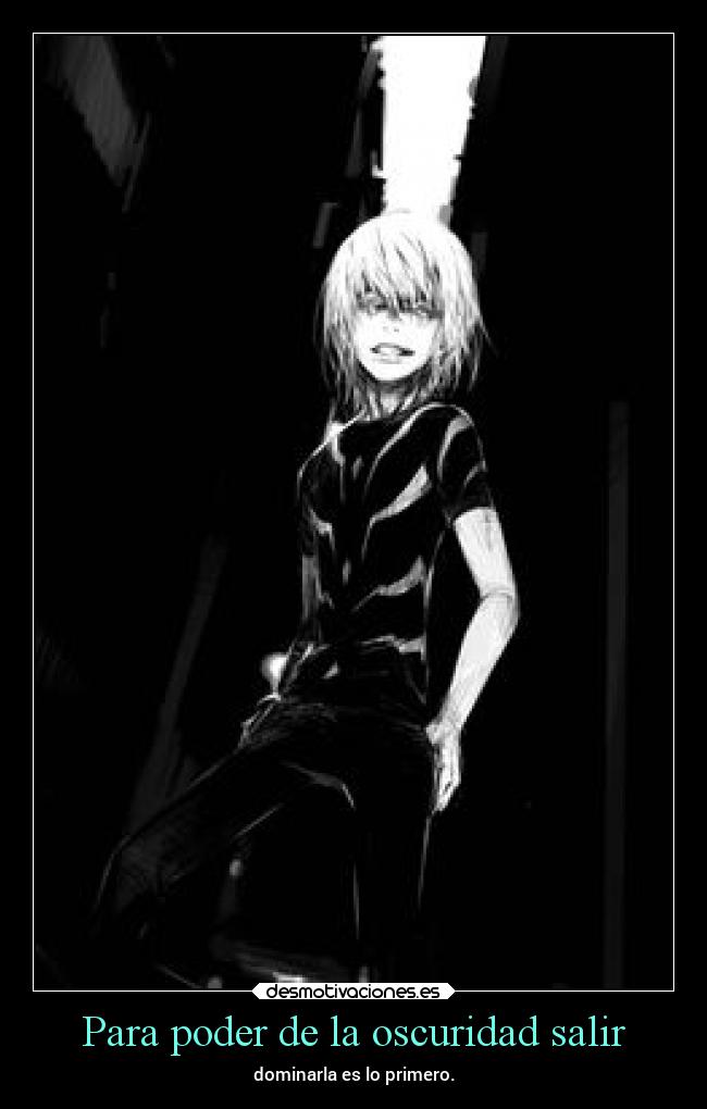 Para poder de la oscuridad salir - 