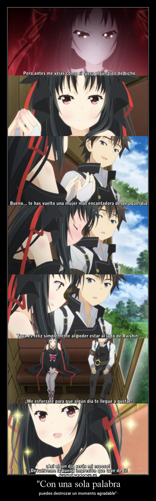 Con una sola palabra -