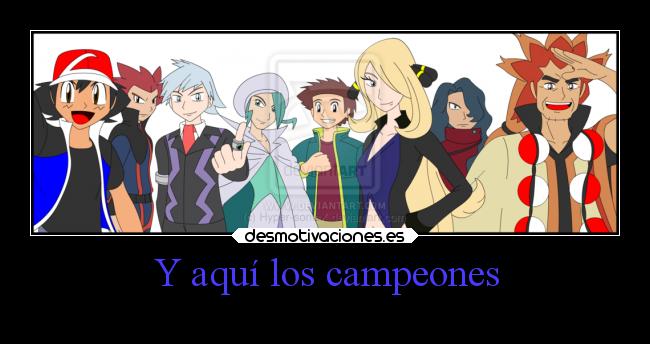 carteles anime videojuegos pokemon ash lija desmotivaciones