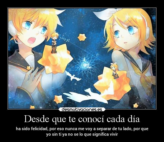 carteles anime vocaloid kagamine rin len desmotivaciones