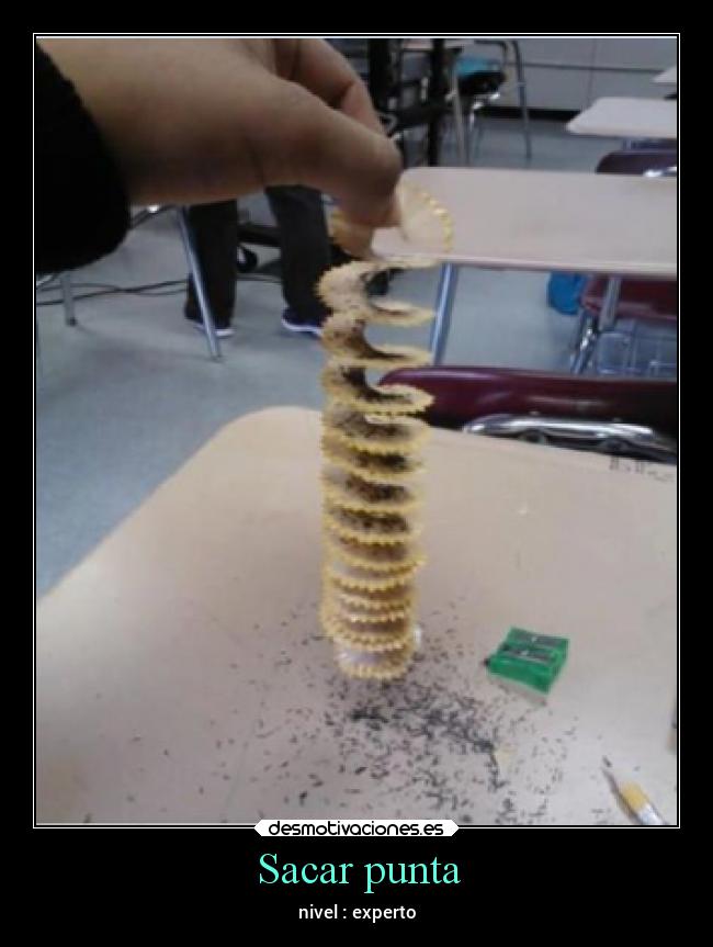 Sacar punta - nivel : experto