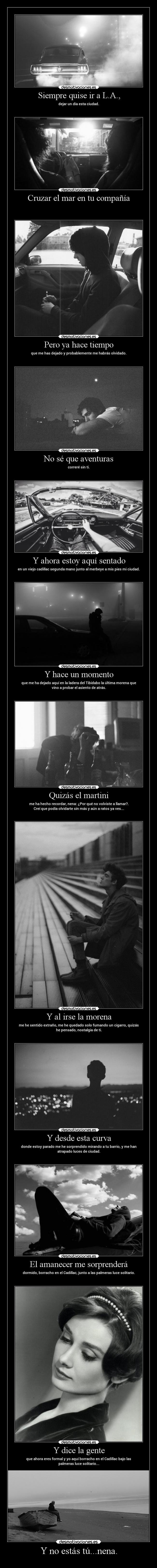 carteles ausencia cadillacsolitario elchicodeayer desmotivaciones