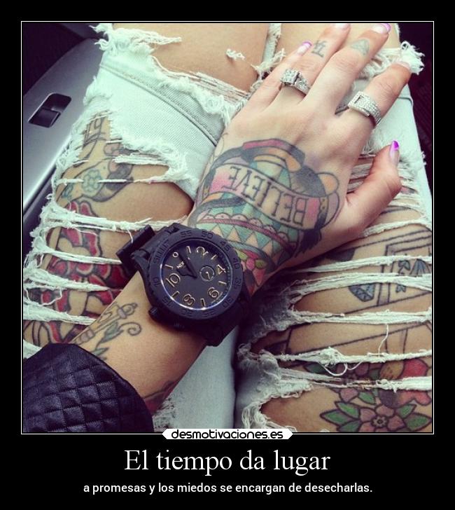 El tiempo da lugar - 