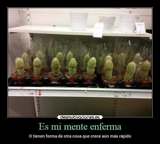 Es mi mente enferma - O tienen forma de otra cosa que crece aún más rápido