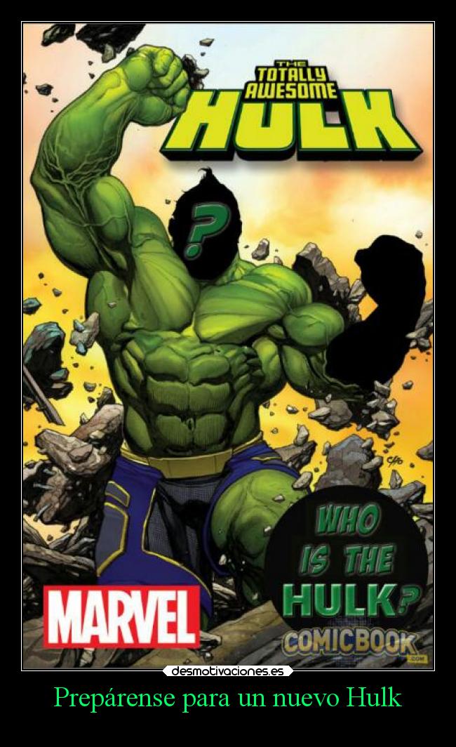 carteles cine comics hulk marvel desmotivaciones