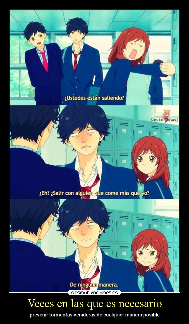 Veces en las que es necesario -