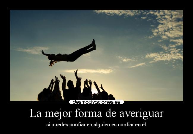 carteles confianza desmotivaciones