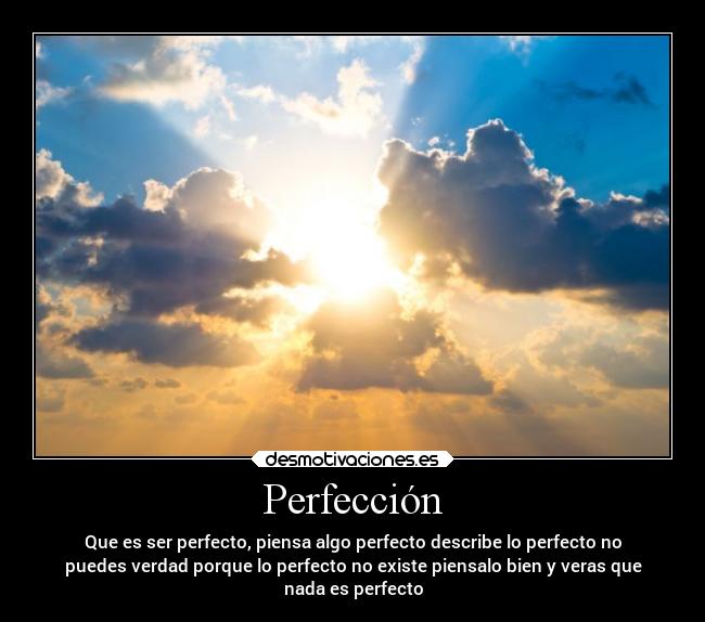 Perfección - 