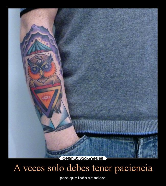 A veces solo debes tener paciencia - 