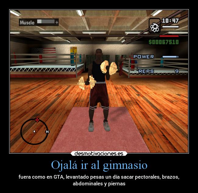 Ojalá ir al gimnasio -