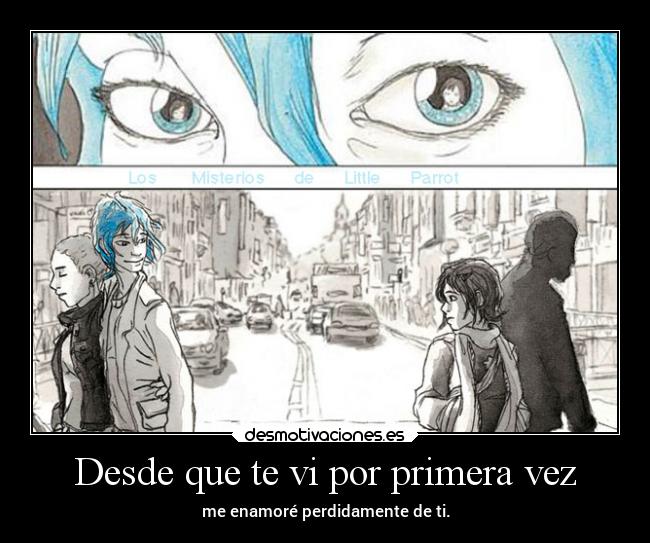 Desde que te vi por primera vez - me enamoré perdidamente de ti.