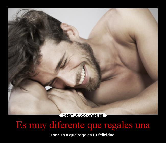 Es muy diferente que regales una - 