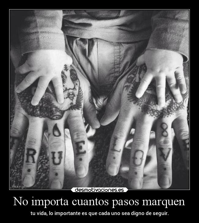 No importa cuantos pasos marquen - 