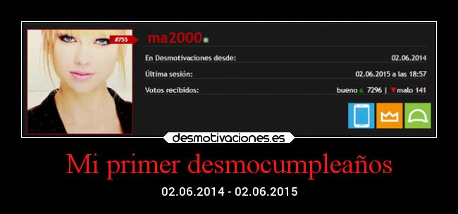 Mi primer desmocumpleaños - 