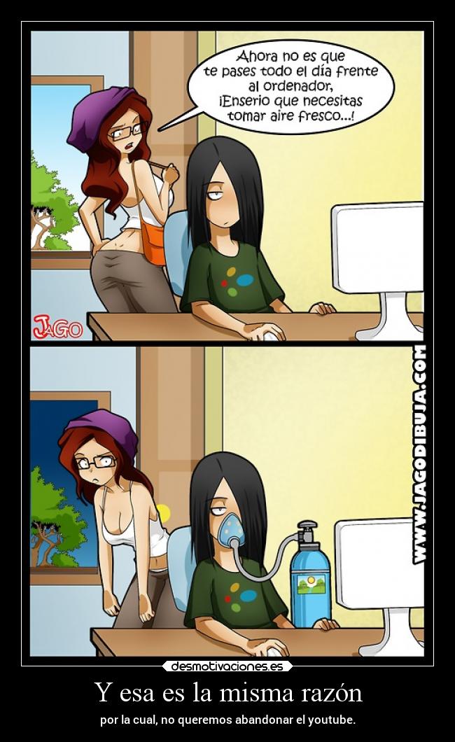 carteles desmotivaciones humor youtube hombre red medio ambiente computadora desmotivaciones