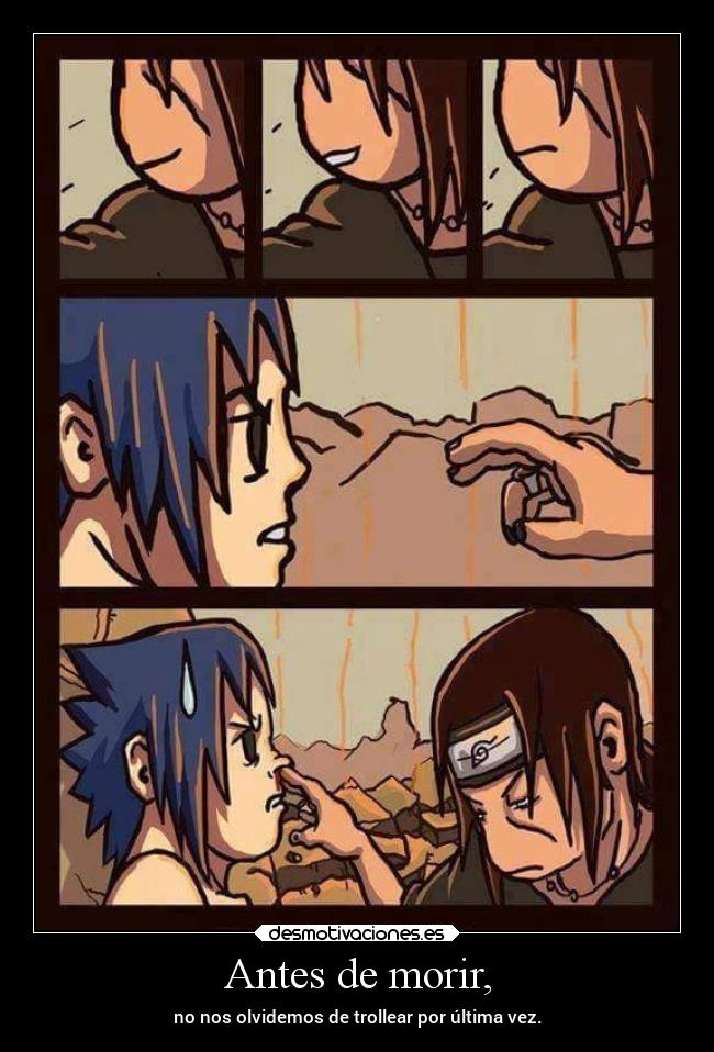 Antes de morir, -
