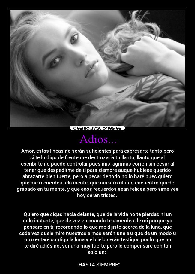 Adios... -